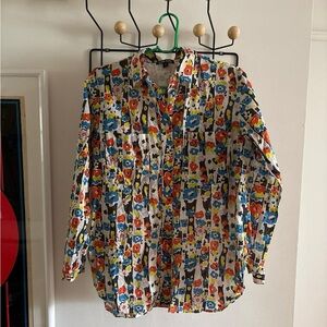 Ilana Kohn Multicolor Floral Button-Up Top